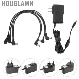 Houglamn Power Adapter 9V  Widely Applicable Hook Cable 850mA Powering Supply for Pedal Electronic Guitar