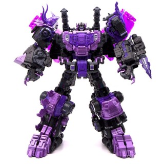 Spot G-creative transformation action picture Diablo version dinosaur volcanic slag sludge roaring flying knife dinosaur robot 5IN1 robot toy