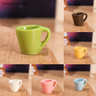 Che ถาดแก้วกาแฟจิ๋ว 1:12 อุปกรณ์เสริม สําหรับตกแต่งบ้านตุ๊กตา 4 ชิ้น ต่อชุด