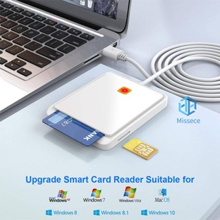 อะแดปเตอร์การ์ดรีดเดอร์ AU USB 2.0 สําหรับซิมการ์ด ID Bank [Missece.th]