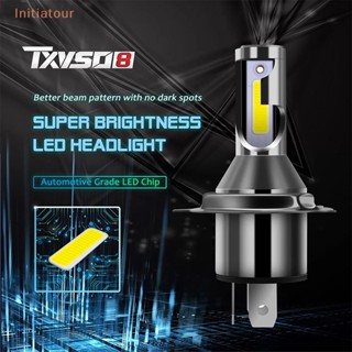 [Initiatour] Txvso8 โคมไฟไดโอด H4 LED สําหรับรถยนต์ MINI 6000K Auto COB