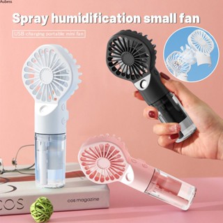 Ready Spray Fan Mini Handheld Mute Small Fan Usb Rechargeable Portable Study Desk Office Fan Spray Humidification Small Serein