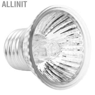 Allinit Heating Light Bulb  Reptile Sunbathing Lamp 220‑240V 50W Graphic Safe  for Reptiles