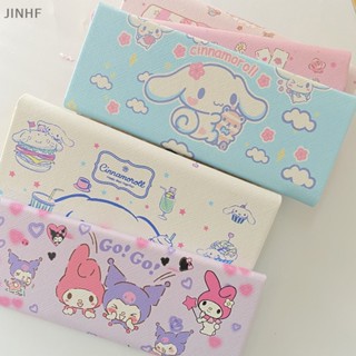 SANRIO [BestBuyshop] ใหม่ กล่องเก็บแว่นสายตาสั้น ลายการ์ตูนคิตตี้ เมโลดี้ คุโรมิ ชินนาม่อนโรล พับได้ แบบพกพา สําหรับนักเรียน พร้อมส่ง