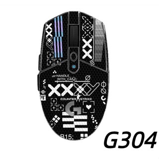 Suitable for Logitech G304 mouse anti-slip stickers g102 sweat-absorbing wear-resistant painted cartoon all-inclusive leather film