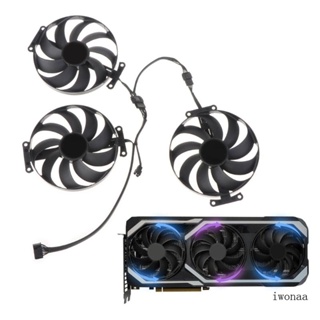 Iwo พัดลมการ์ดจอ CF9010U12D T129215Su พัดลมระบายความร้อน GPU 12V สําหรับ GeForce RTX