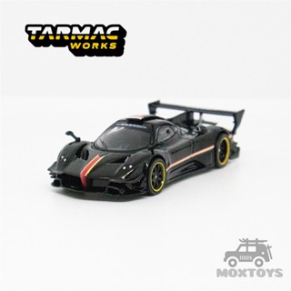 โมเดลรถยนต์ Tarmac Works 1:64 Pagani Zonda Revolucion Nero Oro สีดํา