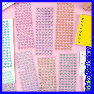 สติกเกอร์ pvc กันน้ํา ลายตัวอักษร หัวใจน่ารัก หลากสี สไตล์เกาหลี SS657