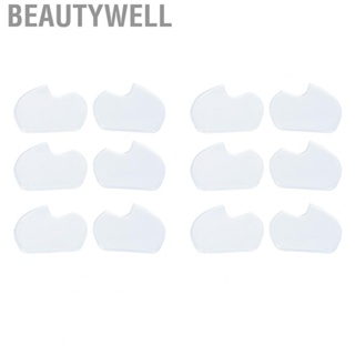 Beautywell High Heel Forefoot Pads Gel Metatarsal Reduce  Silicone Instant Relief 6 Pairs Pressure Reduction Clear for Big Shoes