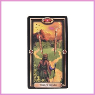 Occult Tarot ชุดไพ่ทาโรต์ 78 ใบ ต่อชุด สําหรับเด็ก ผู้ใหญ่ เล่นการ์ดความบันเทิง shinth