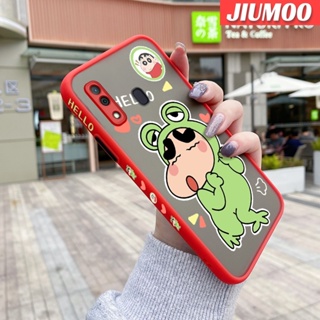 เคสโทรศัพท์มือถือ แบบใส ขอบสี่เหลี่ยม กันกระแทก ลายการ์ตูนชินจังซน สําหรับ Samsung galaxy A30 A20 M20