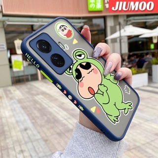 เคสโทรศัพท์มือถือใส ขอบสี่เหลี่ยม กันกระแทก ลายการ์ตูนชินจังซน สําหรับ VIVO T1 5G T1 Pro S15E Iqoo Z6 Pro S9 S9e