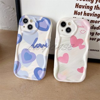 เคสนิ่ม ลายหัวใจ LWY สําหรับ Oppo A17 A17k A12 A12e A3s A5 Ax5 A7 A5s A16 A16s A15 A15s A35 A54 A31 2020 A9 2020 A5 2020 A92 A52 A53 A33 A1k A16K A16e A36 A76 A96 A57