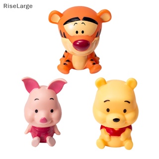 [RiseLarge] ใหม่ ตุ๊กตาฟิกเกอร์ Disney Winnie The Pooh Tigger Piglet สําหรับเก็บสะสม 1 ชิ้น