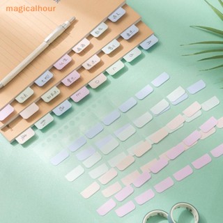 Magicalhour^^ สติกเกอร์ฉลาก สีมาการอง 4 แผ่น