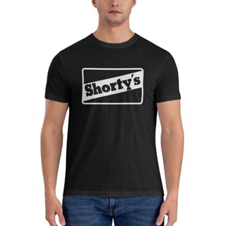 เสื้อยืด พิมพ์ลายสเก็ตบอร์ด ShortyS Og Outline