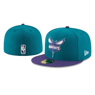 หมวกกีฬา ปักลาย NBA Charlotte Hornets คุณภาพสูง สําหรับผู้ชาย และผู้หญิง 59FIFTY