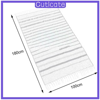 [CUTICATE] ผ้าขนหนูชายหาด อเนกประสงค์ ขนาด 39x70 นิ้ว