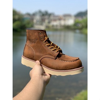 Original Red Wing หนังแท้ ผู้ชาย บูต รองเท้า Boot Shoes WB1225 909 195 7