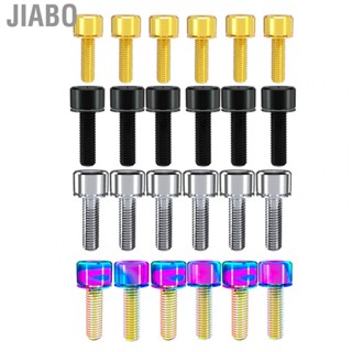 Jiabo Bike Stem Screw  4 Pcs High Strength Accurate Threads M5x18 Firm Connection Bicycle for  Parts