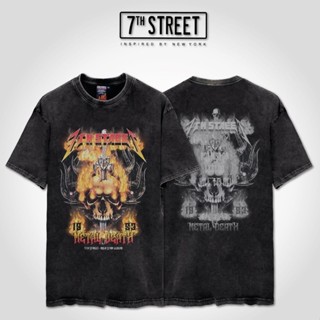 7th Street เสื้อฟอกวินเทจ แบบโอเวอไซส์ (Vintage Oversize) รุ่น VMTD002