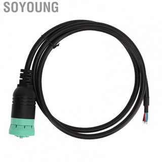 Soyoung J1939 9pin Female To Open Cable Diagnostic Adapter High Stability for Vehicle