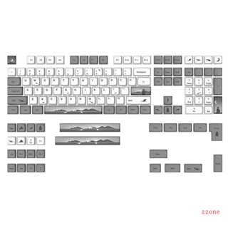 Zzz PBT ปุ่มกดคีย์บอร์ด 130 ปุ่ม XDA สําหรับ Cherry MX Switches