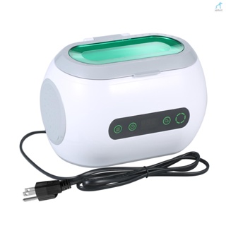 UMT 600mL Digital Ultrasonic Cleaner with Degassing Function Household Glasses Cleaning Machine with Stainless Steel Tank Jewelry Cleaning Tool  Cleaning Instrument US Pl