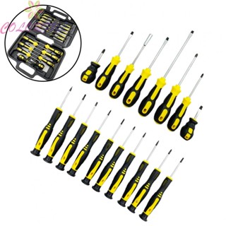 【COLORFUL】Hand Tools Screwdriver Tool Bag 1 Set Torx Slotted Corss Screwdriver Anti-slip