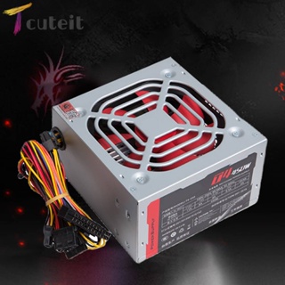 พาวเวอร์ซัพพลายคอมพิวเตอร์ 200W ATX 450W 4Pin 2 SATA สําหรับเดสก์ท็อป PC