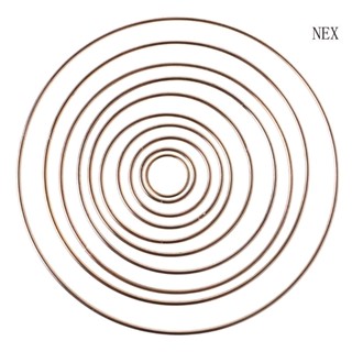 Nex แหวนชุบทอง ทรงกลม สําหรับทําตาข่ายดักฝัน วันประกาศอิสรภาพ