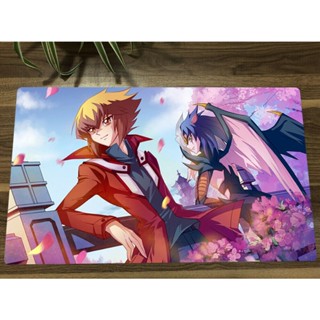Yu-gi-oh! แผ่นรองเมาส์เล่นเกม Playmat Jaden Yuki Yubel TCG CCG พร้อมกระเป๋า