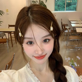 [RUBY] กิ๊บติดผม มุกเทียม บาร็อค สไตล์ฝรั่งเศส วินเทจ ขนาดเล็ก เกาหลี สําหรับผู้หญิง กิ๊บโลหะ ตกแต่งด้วยมุกเทียม ขนาดเล็ก สไตล์เกาหลี