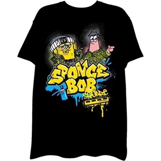 เสื้อยืด พิมพ์ลาย Spongebob Squarepants สไตล์คลาสสิก สําหรับผู้ชาย