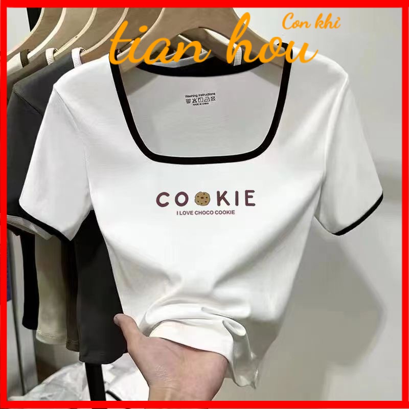 เสื้อแขนสั้น เปิดไหล่ ผ้าเรยอน ลายทาง สไตล์เกาหลี ฮาราจูกุ เหมาะกับฤดูร้อน สําหรับผู้หญิง