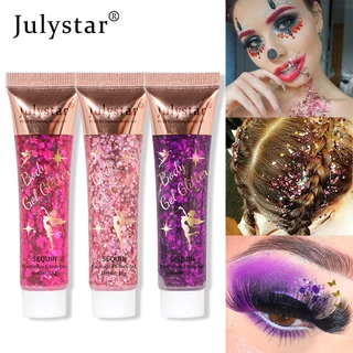Julystar อายแชโดว์เจล กลิตเตอร์นางเงือก โฮโลแกรม เนื้อลิขวิด สําหรับแต่งหน้า