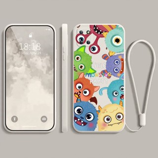 เคส Samsung A81 Note10 lite M60S โทรศัพท์มือถือ แบบนิ่ม ลายการ์ตูนมอนสเตอร์ สําหรับ