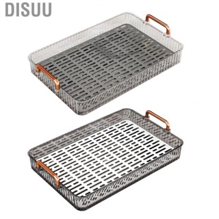 Disuu Cup Drain Tray  Water Drainage Removable Rectangular Easy Cleaning Modern Large  with Handle for Living Room