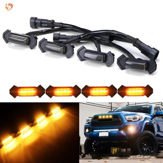 Ty 2016-up Toyota 12V ไฟ LED DRL สําหรับติดกระจังหน้ารถยนต์