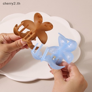 [cherry2] กิ๊บติดผม ลายดอกไม้ ไข่ โบฮีเมียน ขนาดใหญ่ แฟชั่นสําหรับผู้หญิง 1 ชิ้น [TH]