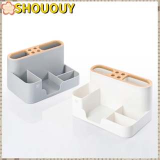 SHOUOUY กล่องใส่ปากกา เครื่องเขียน จุของได้เยอะ สําหรับบ้าน สํานักงาน โรงเรียน