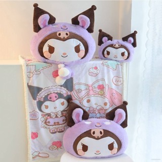 Yyds หมอนผ้าห่ม ลาย Sanrio Kuromi Melody Cinnamoroll สําหรับตกแต่งบ้าน รถยนต์