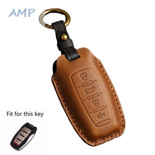 ⚡BABYCITY-TH⚡Leather Remote Key Fob Cover For Great Wall Haval Hover H1 H4 H6 H7 H9 Brown⚡NEW 7