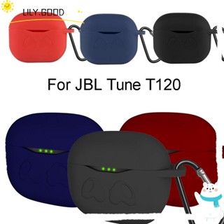 LILY เคสหูฟังบลูทูธไร้สาย ซิลิโคนนิ่ม ป้องกันการสูญหาย สําหรับ JBL Tune T120 TWS