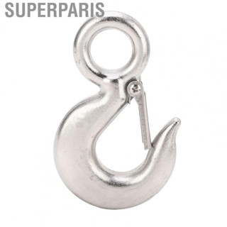 Superparis Clevis Hook  High Strength Fine Workmanship Slip Safety Easy Installation Stainless Steel for Lifting