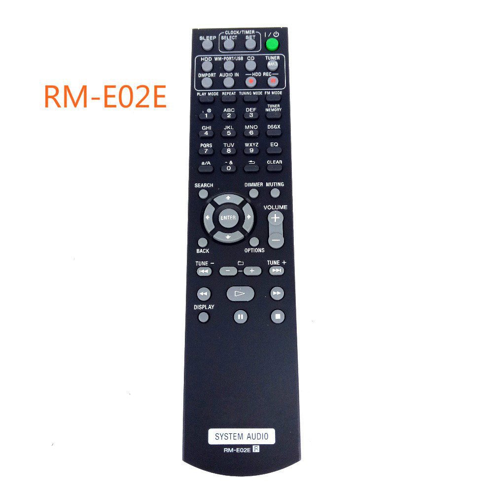 ใหม่ RM-E02E สําหรับ SONY SYSTEM AUDIO รีโมทคอนโทรลสําหรับ HCDE300HD NASE300HD