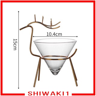 [Shiwaki1] แก้วน้ําเหล็กใส ลายกวาง สไตล์นอร์ดิก ใช้ซ้ําได้ สําหรับใส่เครื่องดื่ม อาหารเช้า