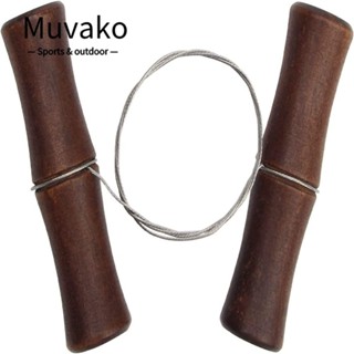 Muvako เครื่องมือตัดลวดดินเผา ด้ามจับไม้ ลวดชีส เซรามิก DIY