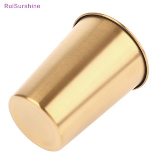 Ruisurshine ใหม่ แก้วน้ําสเตนเลส ขนาดเล็ก พกพาง่าย สําหรับไวน์ 1 ชิ้น