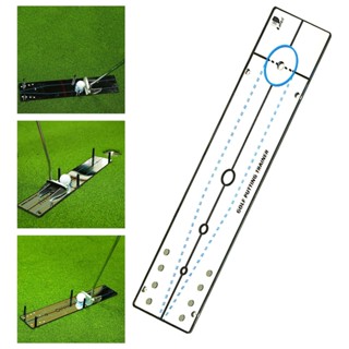 [Tachiuwa21] กระจกจัดตําแหน่งพัตเตอร์กอล์ฟ พร้อมสายพัตเตอร์ สําหรับผู้เริ่มต้นฝึกตีกอล์ฟ